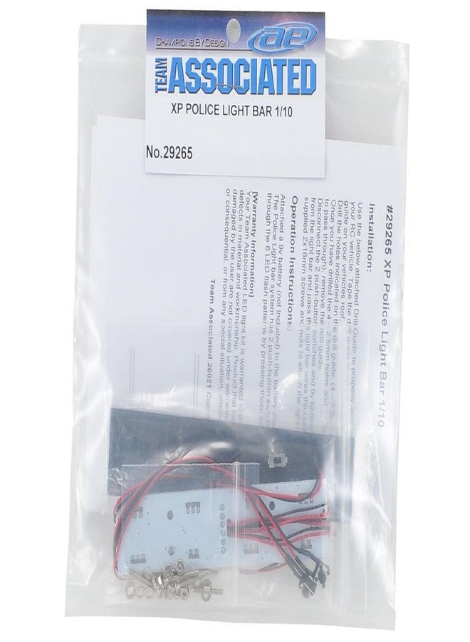 Team Associated 29265 XP Police Light Bar, 1/10 Scale ASC29265 - Image 2